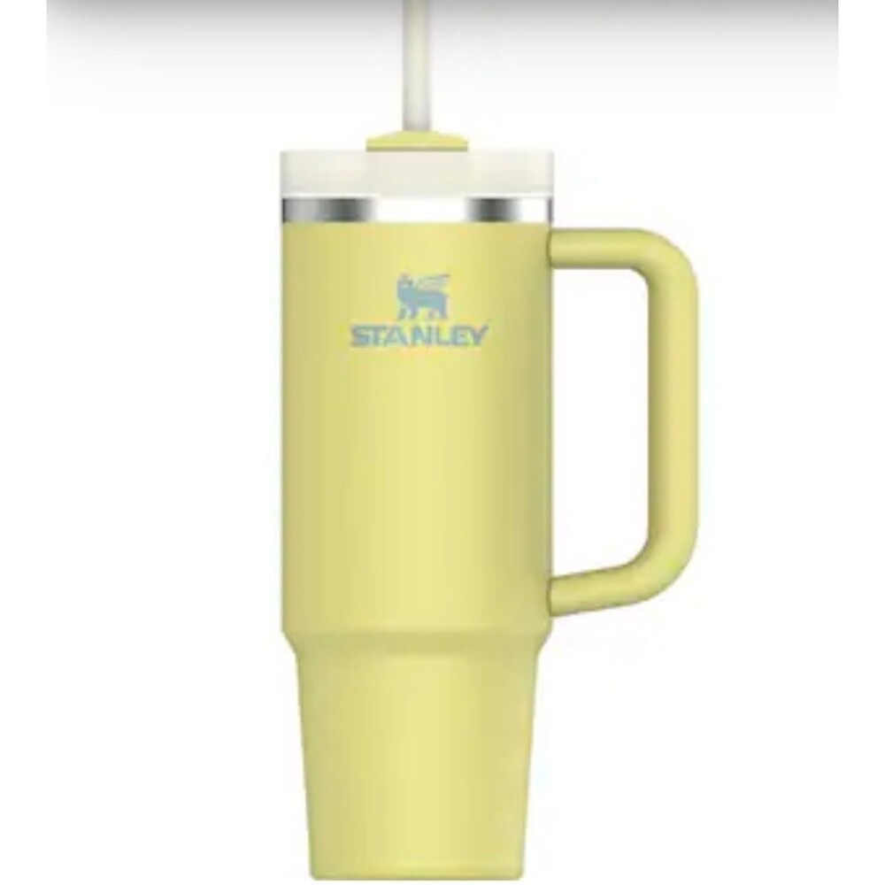 Stanley Quencher H2.0 FlowState Tumbler 40 oz Lemonade Yellow NEW